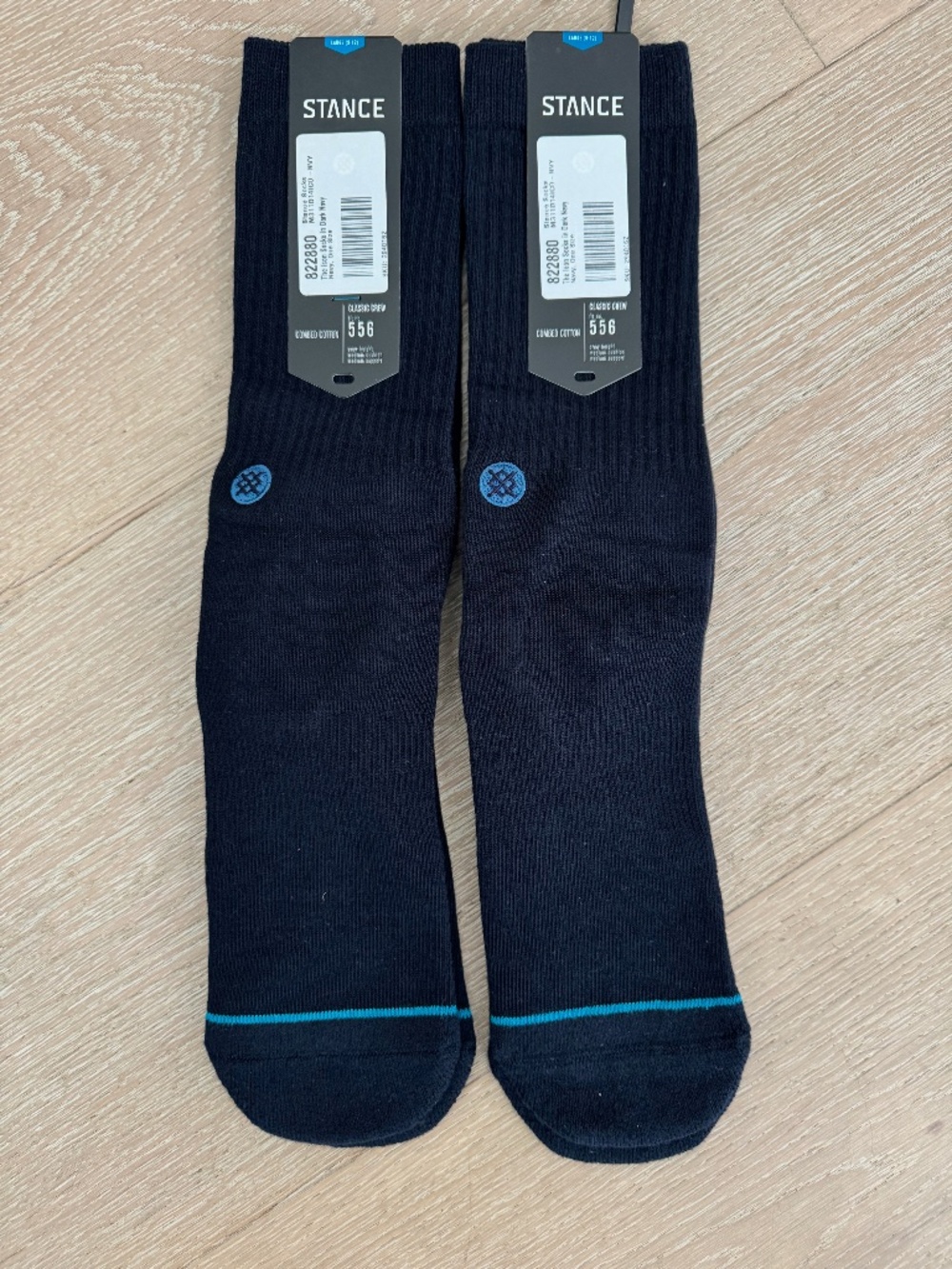 STANCE Icon Classic Socks Navy Large Adult 9-13